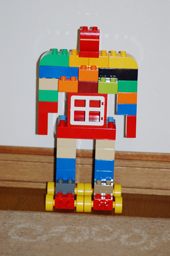 パパが作ったLEGOロボット